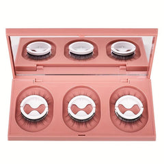 3 Pairs Natural Look 3D Reusable Self Adhesive Eyelashes