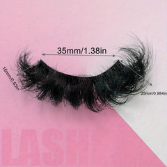 3 Pairs 25mm Fluffy 3D Faux Mink Lashes for Dramatic Makeup Look
