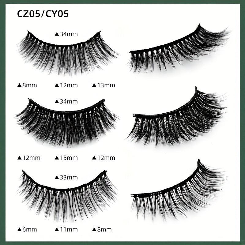 Magnetic Cat Eye Eyelashes Set - Reusable & Long Lasting