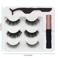 Magnetic Cat Eye Eyelashes Set - Reusable & Long Lasting