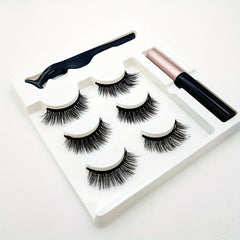 Magnetic Cat Eye Eyelashes Set - Reusable & Long Lasting
