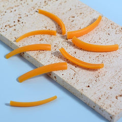 4 Pairs Orange Lash Lift Pads Eyelash Perm Rods Lash Lifting Silicone