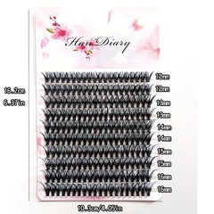 120 Clusters Lashes Large Capacity 10 Rows 40p Thick D Curling False Eyelashes