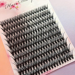 120 Clusters Lashes Large Capacity 10 Rows 40p Thick D Curling False Eyelashes