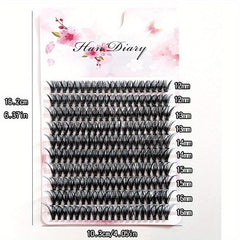 120 Clusters Lashes Large Capacity 10 Rows 40p Thick D Curling False Eyelashes