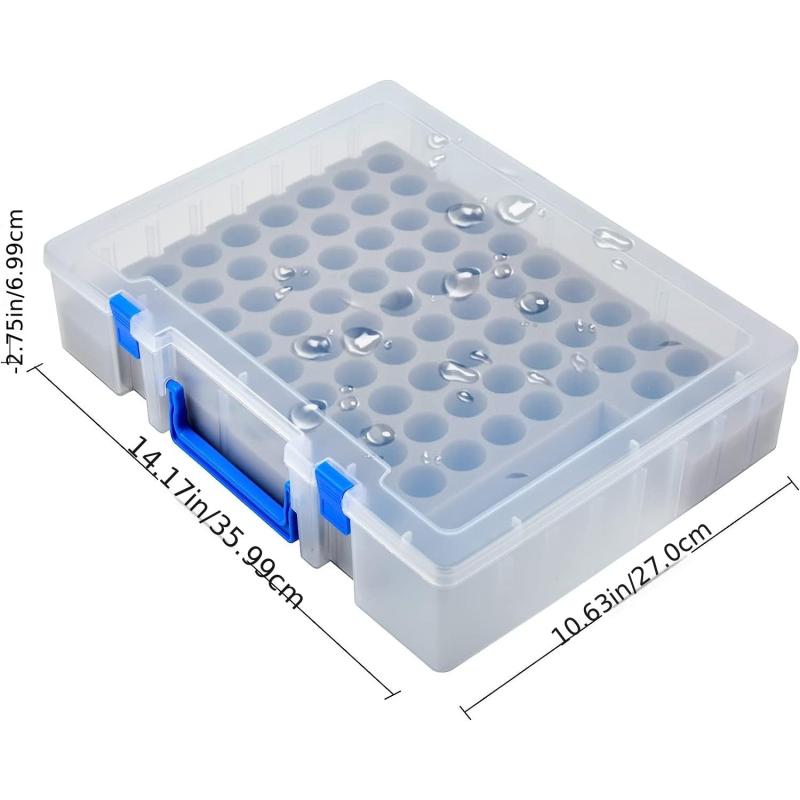 Essential Storage Case for 75 Bottles & Accessories - Organizer Holder Container