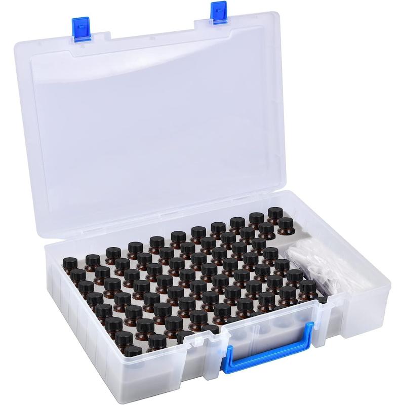 Essential Storage Case for 75 Bottles & Accessories - Organizer Holder Container