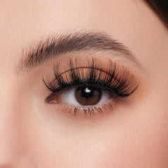 12 Pairs False Eyelashes 4 Styles Thick Curling Fluffy Wispy Cluster Cat Eye