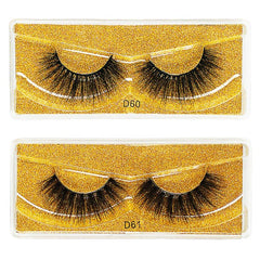 10 Pairs 3D Mink Lashes Natural Thick Fluffy False Eyelashes Makeup