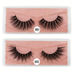 6D Mink Eyelashes Fluffy Soft Natural Crossed Eyelashes