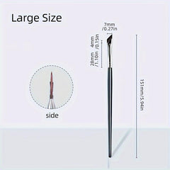 2pcs Eyeliner Brush Ultra Thin Flat Eyebrow Brush