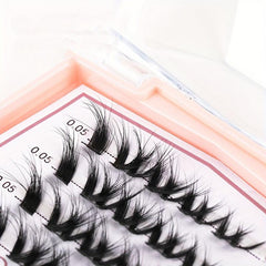 40 Clusters Fluffy Natural False Eyelashes 9-13mm Mix
