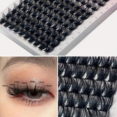 DIY Eyelash Extensions 168 Pcs 9-16 Mm D Curling Volume Lashes