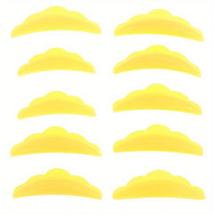 5 Pairs Lash Lift Shields Silicone Pads Eyelash Perm Curved Shape
