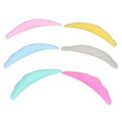 5 Pairs Lash Lift Shields Silicone Pads Eyelash Perm Curved Shape