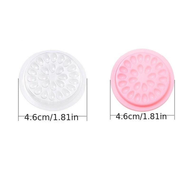 100Pcs Eyelash Glue Pallet Eyelash Extension Glue Pads Stand