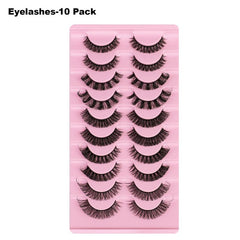 20 Pairs 3D Faux Mink Lashes Natural Wispy Fluffy Volume Long Thick 5 Styles
