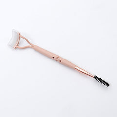 Dual End Eyelash Curler With Steel Teeth Brush & Comb