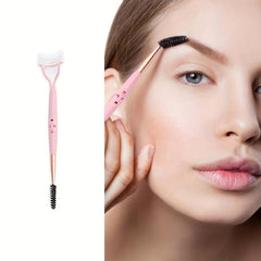 Dual End Eyelash Curler With Steel Teeth Brush & Comb