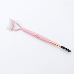 Dual End Eyelash Curler With Steel Teeth Brush & Comb