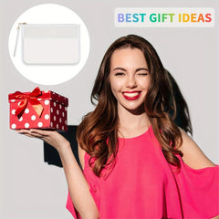 2 Pcs Preppy Makeup Bag Clear Zipper Pouches For Travel