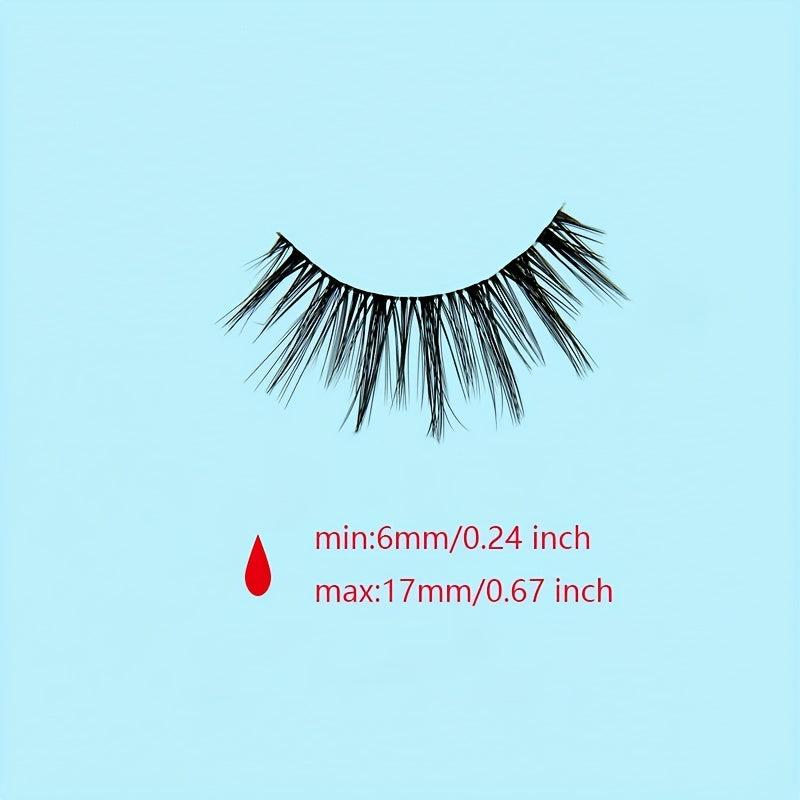 5 Pairs 3D Criss Cross False Eyelashes for Women's Makeup Wedding