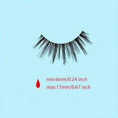 5 Pairs 3D Criss Cross False Eyelashes for Women's Makeup Wedding