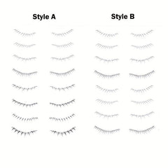 16 Pairs Lower Eyelash Tattoo Patch Waterproof Makeup Sticker Simulation