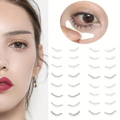 16 Pairs Lower Eyelash Tattoo Patch Waterproof Makeup Sticker Simulation