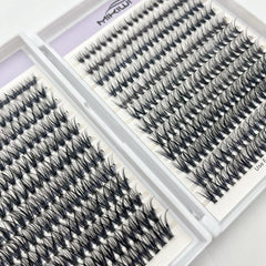 DIY Clusters Lashes Individual Extension Kit 30D 40D D Curling 9 16mm Mix Length