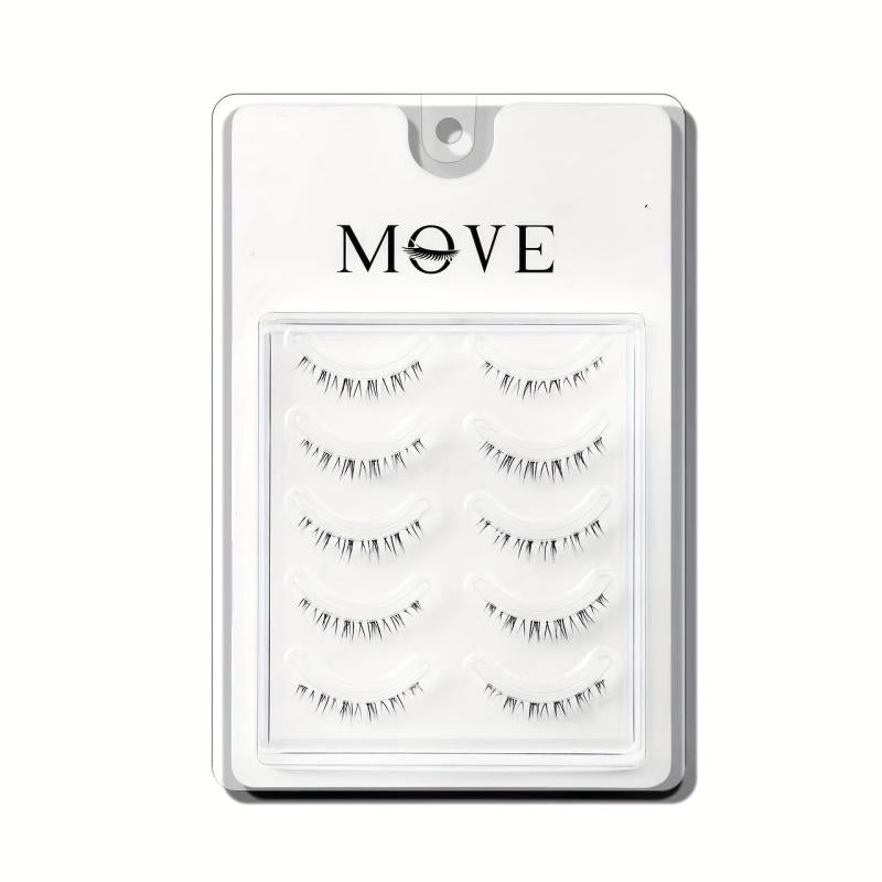 Manga Crossed Lower Eyelashes Natural Look Simulated Ultra Slender Stems