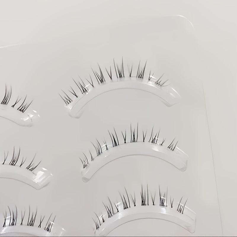 Manga Crossed Lower Eyelashes Natural Look Simulated Ultra Slender Stems