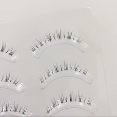 Manga Crossed Lower Eyelashes Natural Look Simulated Ultra Slender Stems