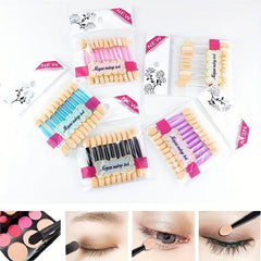 10pcs Sponge Eyeshadow Applicators Double Sided Makeup Applicator
