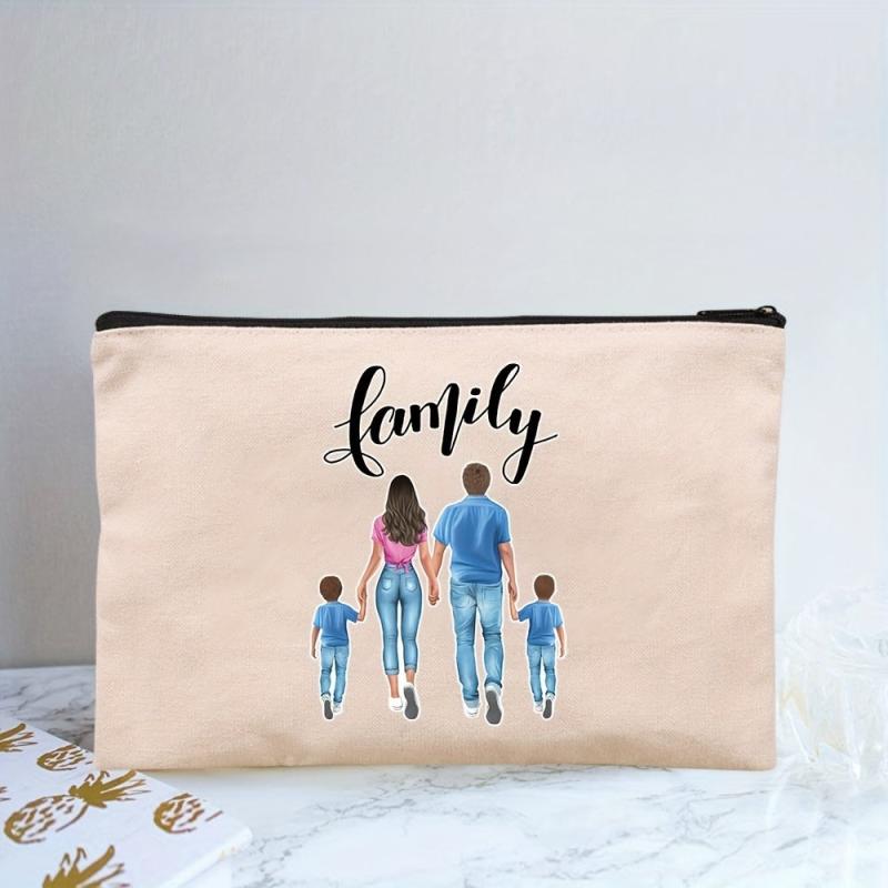 Girl Print Cosmetic Bag Adorable Roomy Zipper Makeup Pouch Travel Organizer