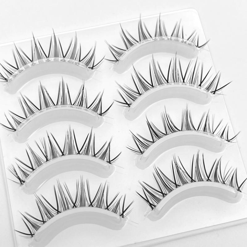 Spiky Anime False Eyelashes - Natural Look Japanese Lashes