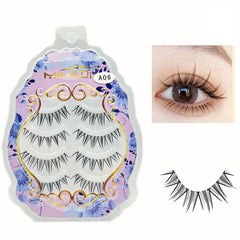 Spiky Anime False Eyelashes - Natural Look Japanese Lashes