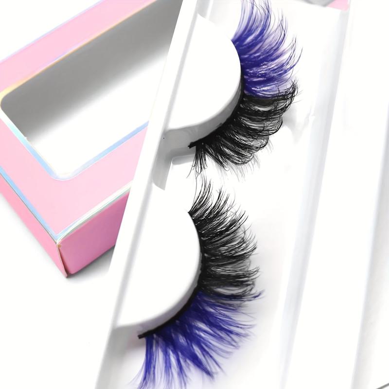 Thick Curling 19mm Lashes Fluffy Wispy False Eyelashes Daily Makeup