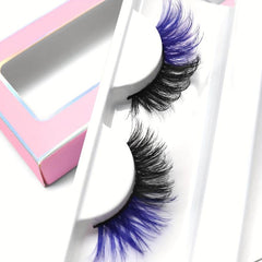 Thick Curling 19mm Lashes Fluffy Wispy False Eyelashes Daily Makeup