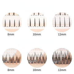 Natural Fishtail Cartoon Fairy Eyelashes Extension