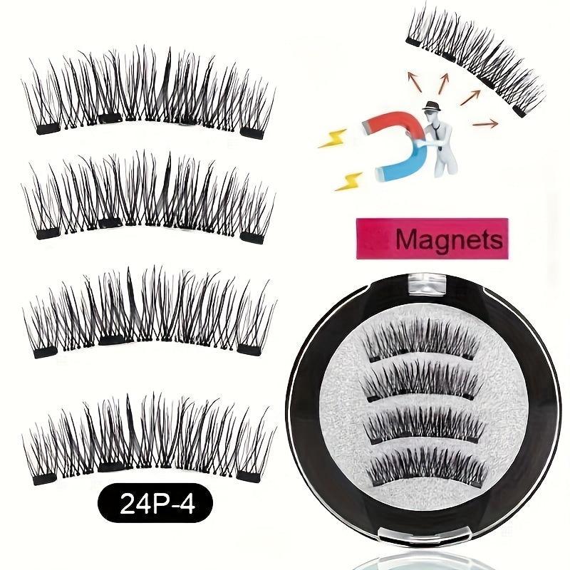 Magnetic Eyelashes Natural Look Soft Makeup Extended Reusable False Eyelashes