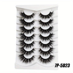 7 Pairs Faux Mink Lashes Volume Natural Soft Daily Wear