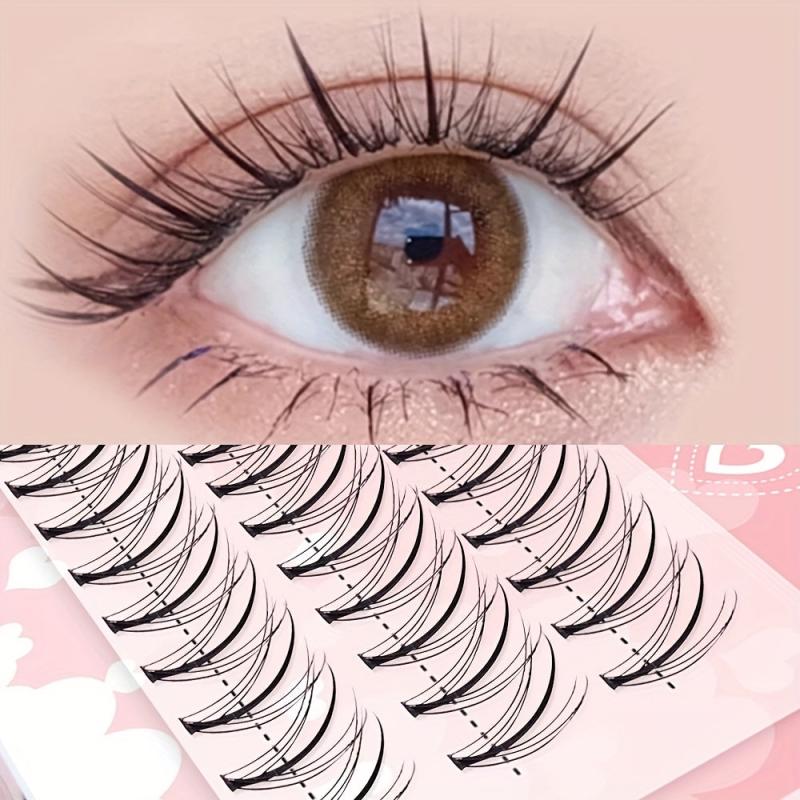 Natural Look Clusters Eyelashes For Daily Makeup