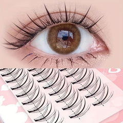 Natural Look Clusters Eyelashes For Daily Makeup