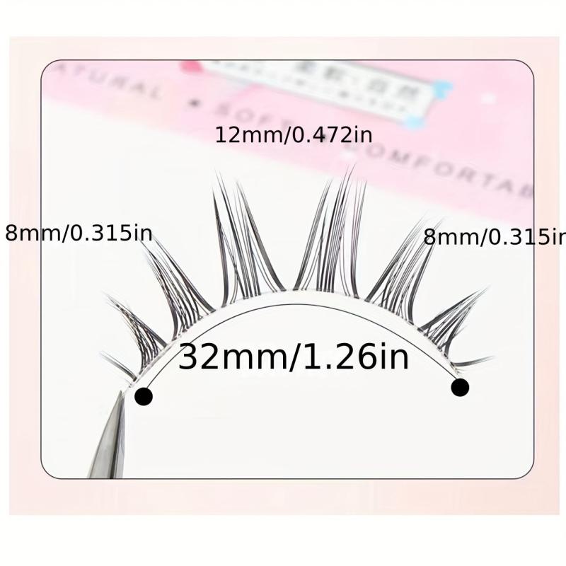 5 Pairs Natural Style Beginner False Eyelashes Mink Hair Long Extension