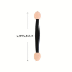 50Pcs Dual Sided Eyeshadow Brush Sponge Oval Makeup Applicator