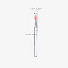 Portable Silicone Lip Brush Eye Shadow Brush with Cover
