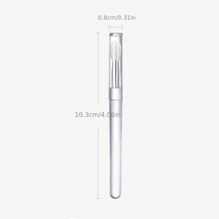 Portable Silicone Lip Brush Eye Shadow Brush with Cover