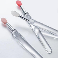 Portable Silicone Lip Brush Eye Shadow Brush with Cover