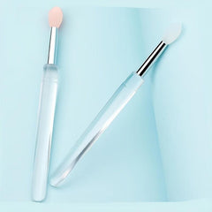Portable Silicone Lip Brush Eye Shadow Brush with Cover